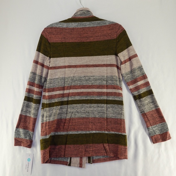 Bobeau stitch fix Jemmy Brushed Cardigan Multicolor Women's Petite Size XS NEW - Picture 8 of 9